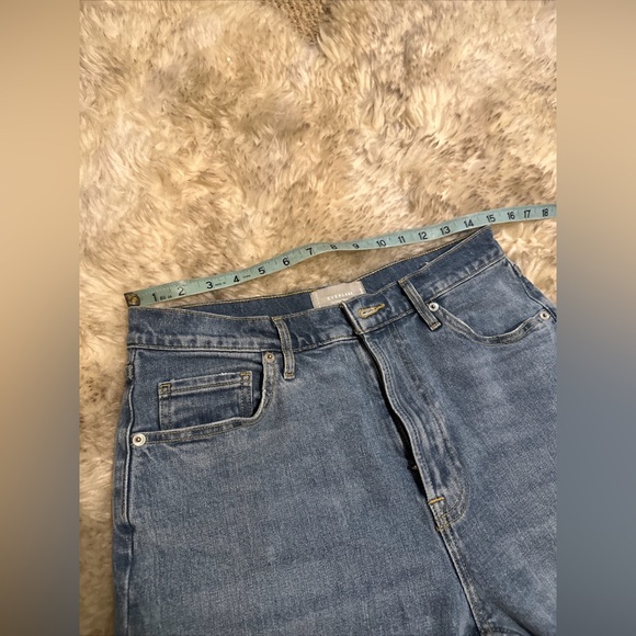EVERLANE Womens Jeans Size 28 Medium Wash Straight High Waisted ORIGINAL CHEEKY - Picture 3 of 5